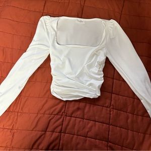 White Long sleeve blouse
